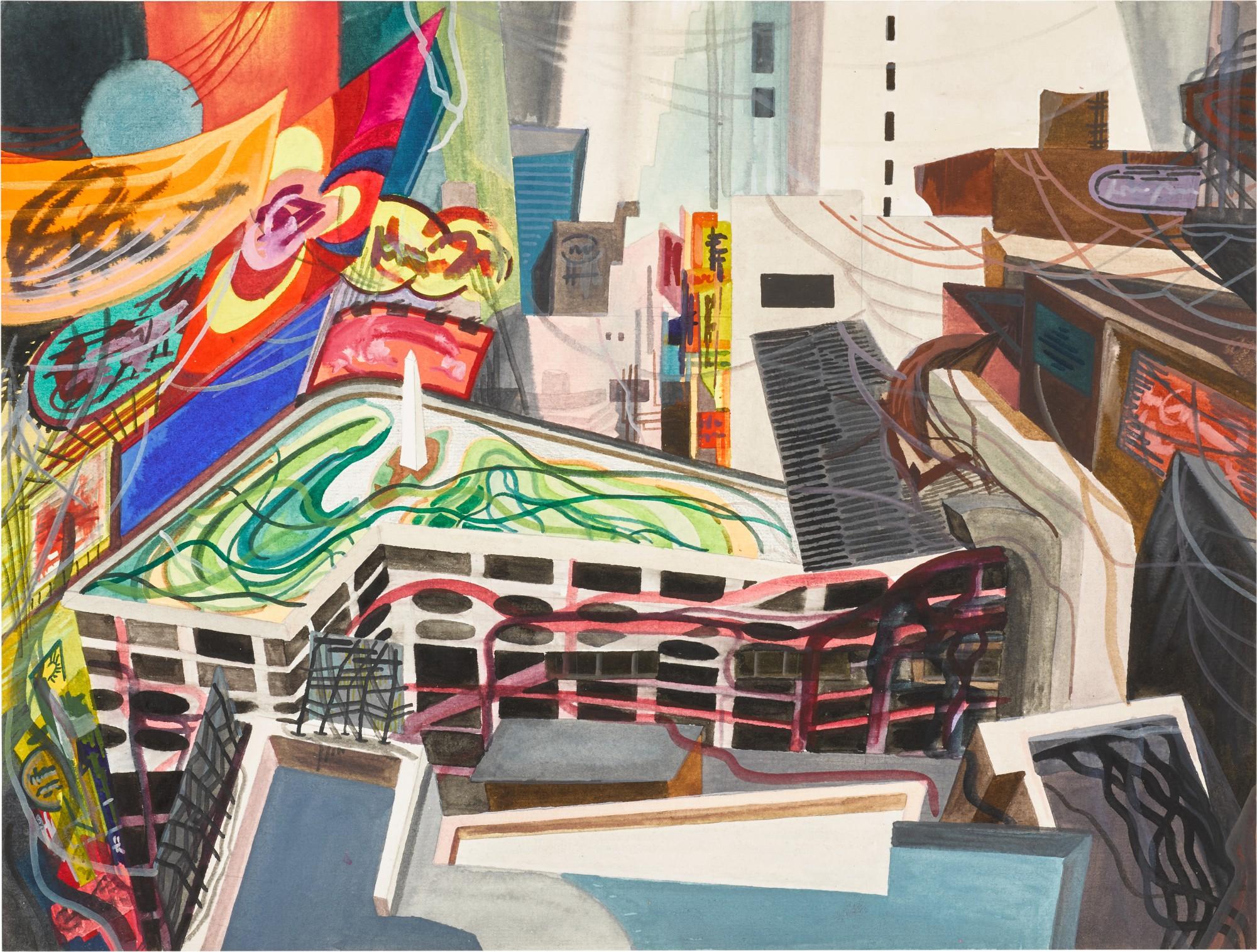 Franz Ackermann - Untitled (Pacific No. 29: Plaza de la Republica)