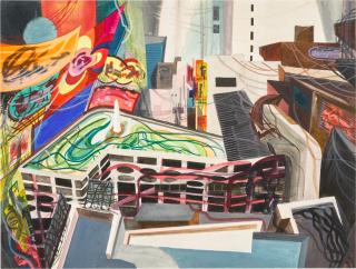 Franz Ackermann - Untitled (Pacific No. 29: Plaza de la Republica)