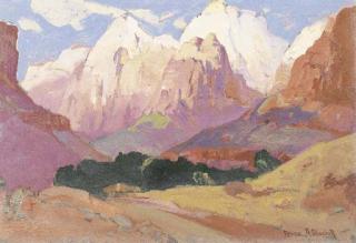 Franz Albert Bischoff - Grand Tetons