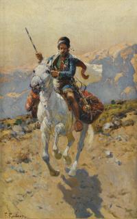 Franz Alexeevich Roubaud - Caucasian Horseman