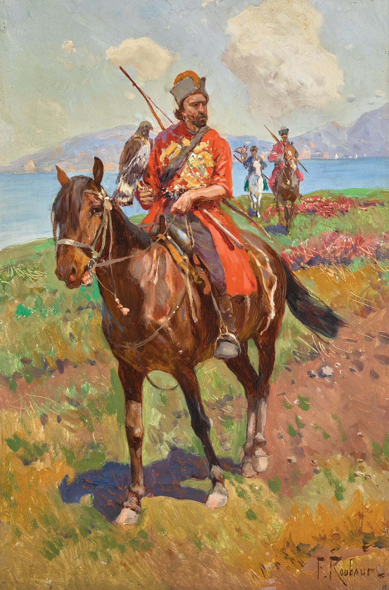 Franz Alexeevich Roubaud - Falconers