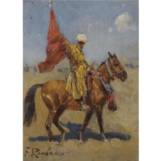 Franz Alexeevich Roubaud - The Standard Bearer