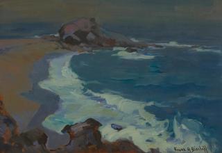 Franz Arthur Bischoff - Coastal Nocturne