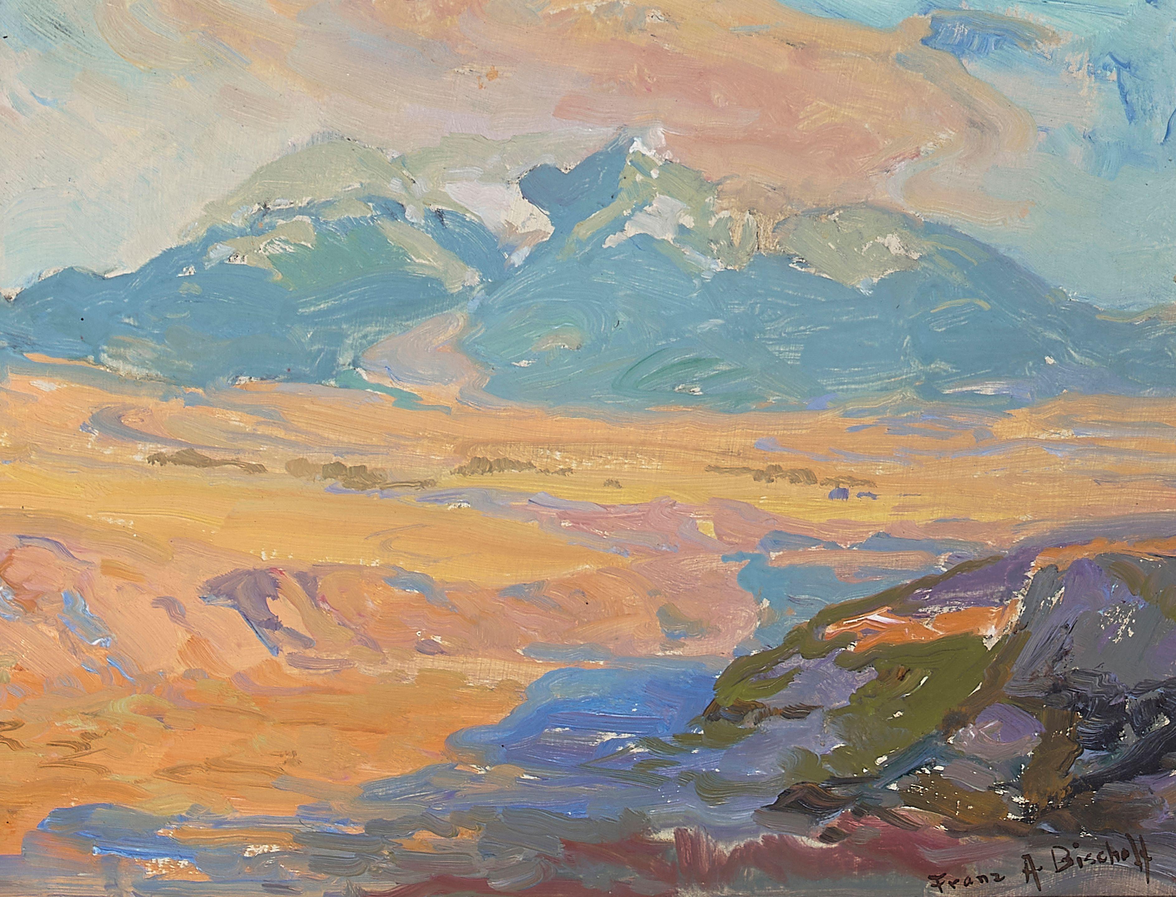 Franz Arthur Bischoff - Distant Peaks