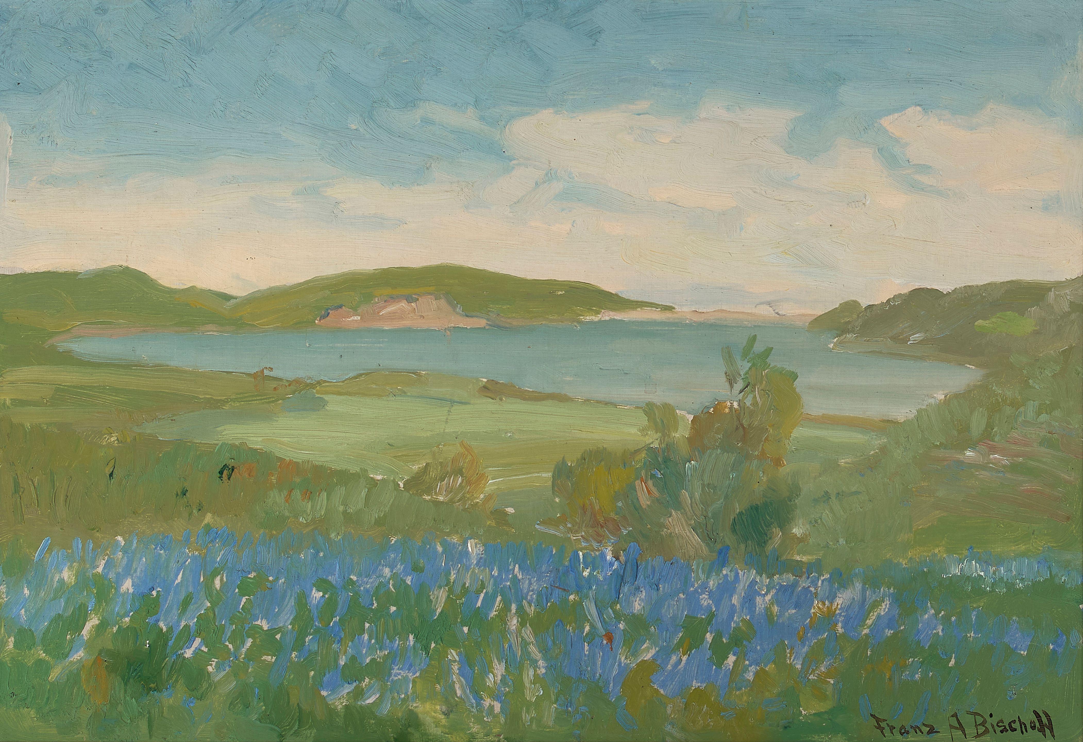 Franz Arthur Bischoff - Landscape Near a Bay