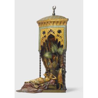 Franz Bergman - Austrian Reclining Princess, Table Lamp