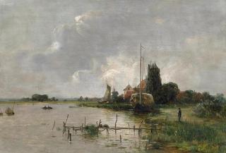 Franz Bunke - Sommertag an der Havel