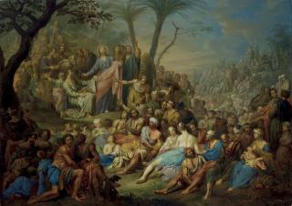 Franz Christoph Janneck - Christ Feeding The Five Thousand