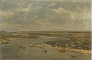 Franz de Beul - Vue du Dnieper, Kieff