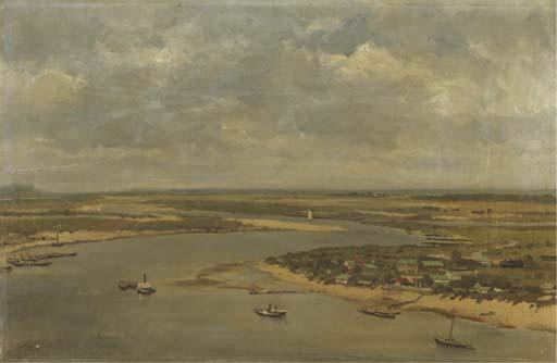 Franz De Beul - Vue du Dnieper, Kieff