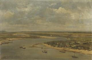 Franz De Beul - Vue du Dnieper, Kieff