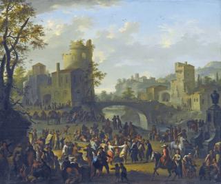 Franz De Paula Ferg - A Village Dance