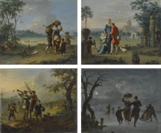 Franz De Paula Ferg - The Four Seasons