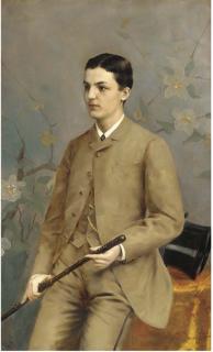 Franz Dvorak - Portrait of a young Gentleman