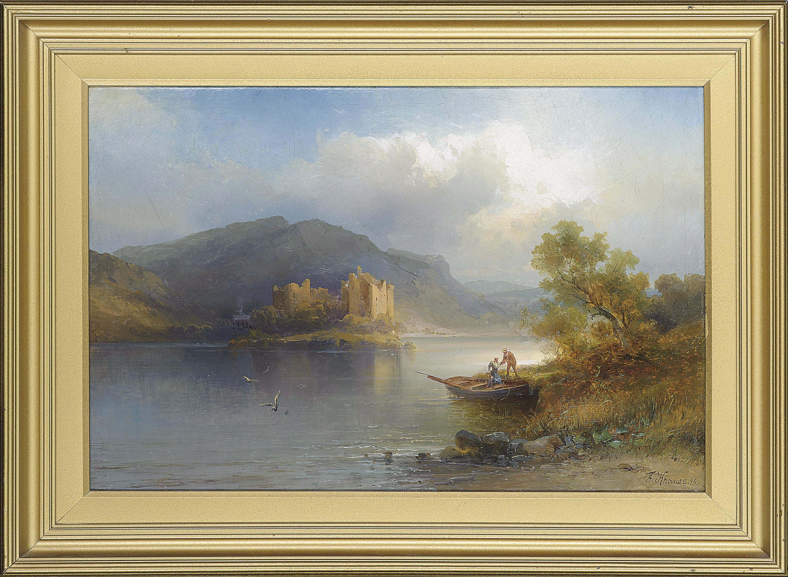 Franz Emil Krause - Kilchurn Castle, Loch Awe