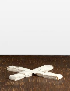 Franz Erhard Walther -  50 x 50 m Kreuz.