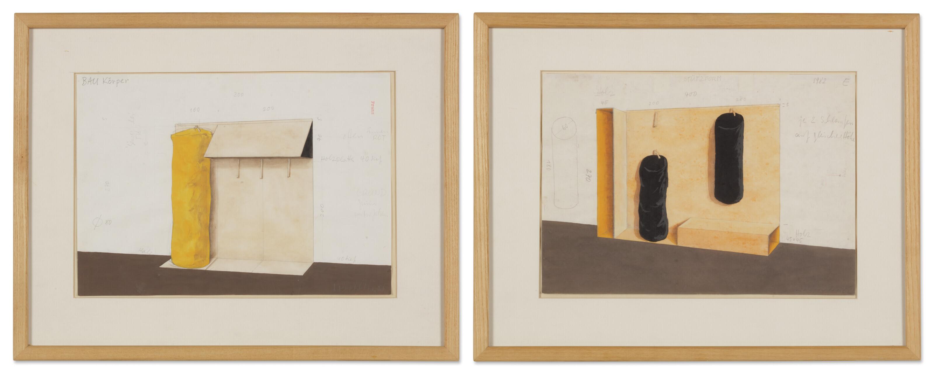 Franz Erhard Walther - (i) BAU Körper(ii) Stützform