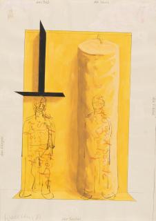 Franz Erhard Walther - „Körper und Säule im Dialog“