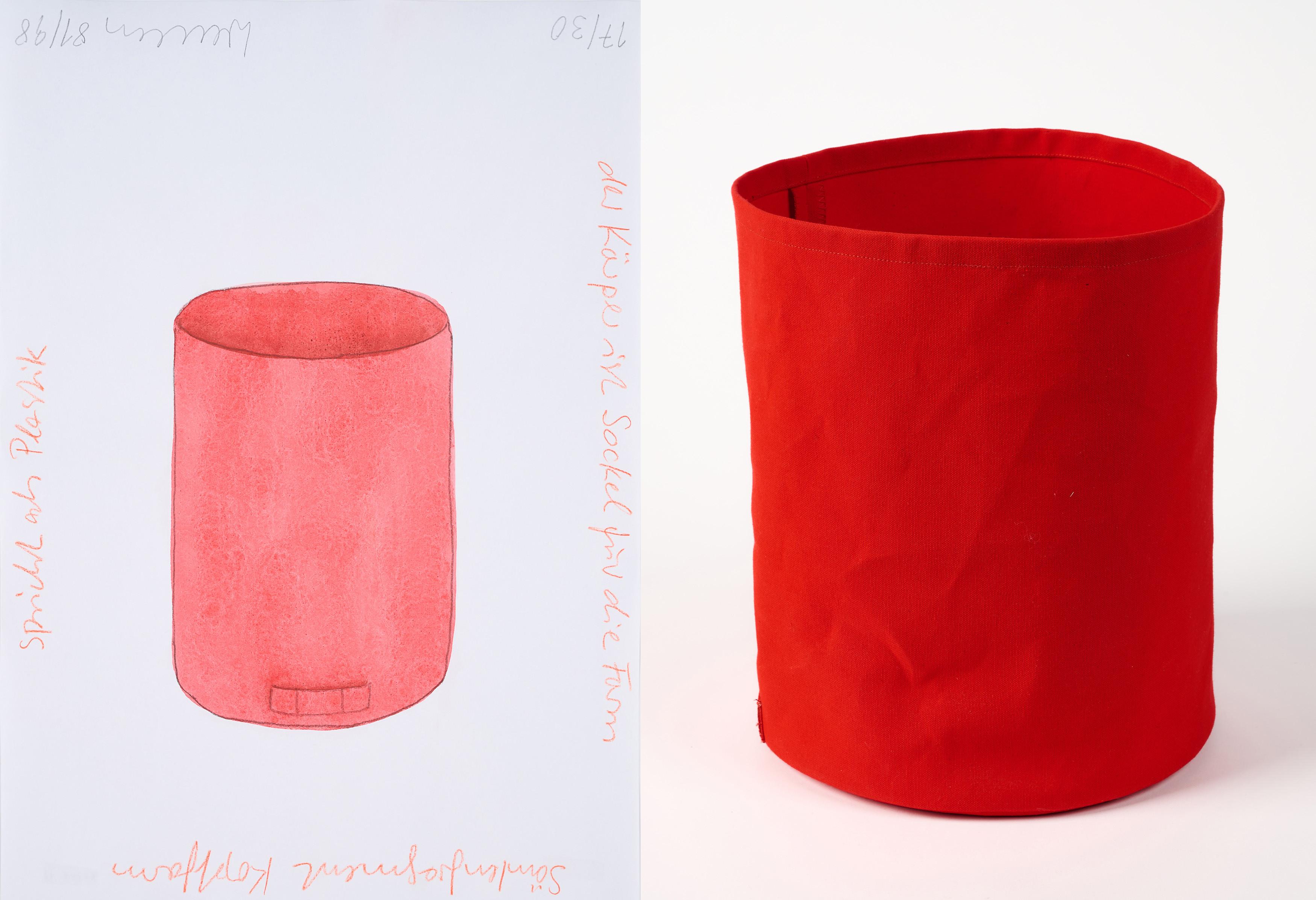 Franz Erhard Walther - Säulenfragment Kopfform.