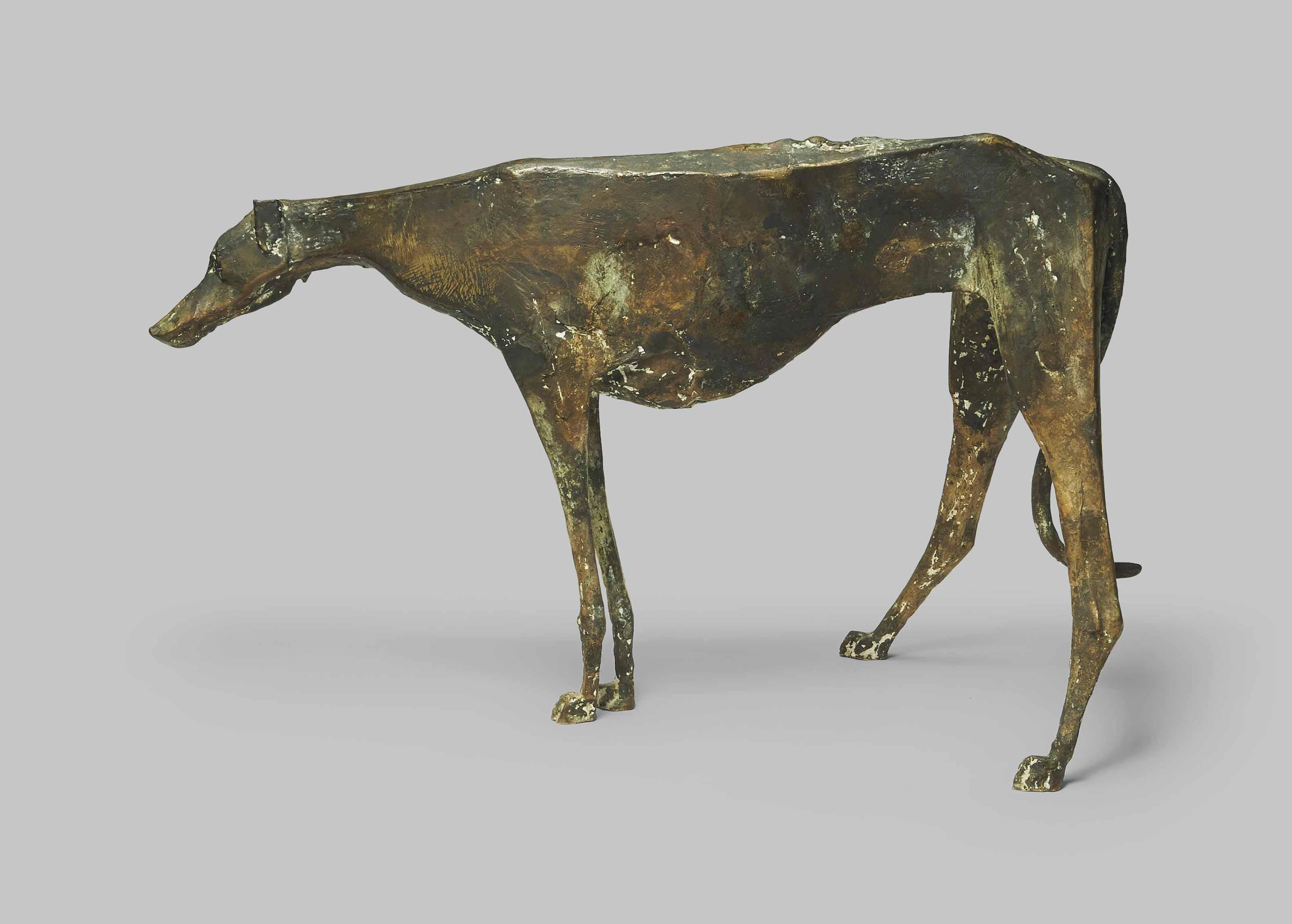 Franz Fischer - Windhund (stehend)