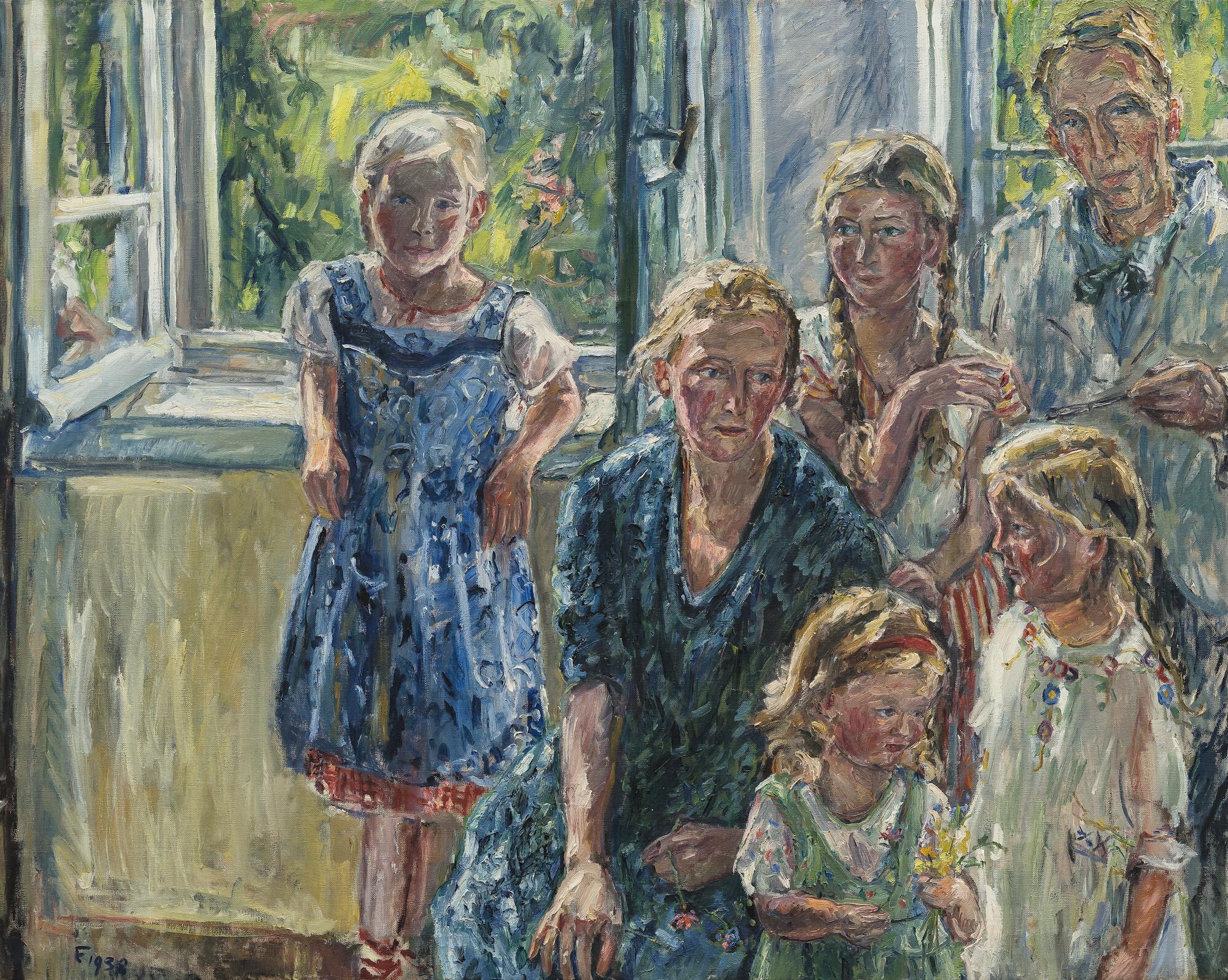 Franz Frank - Die Familie des Malers