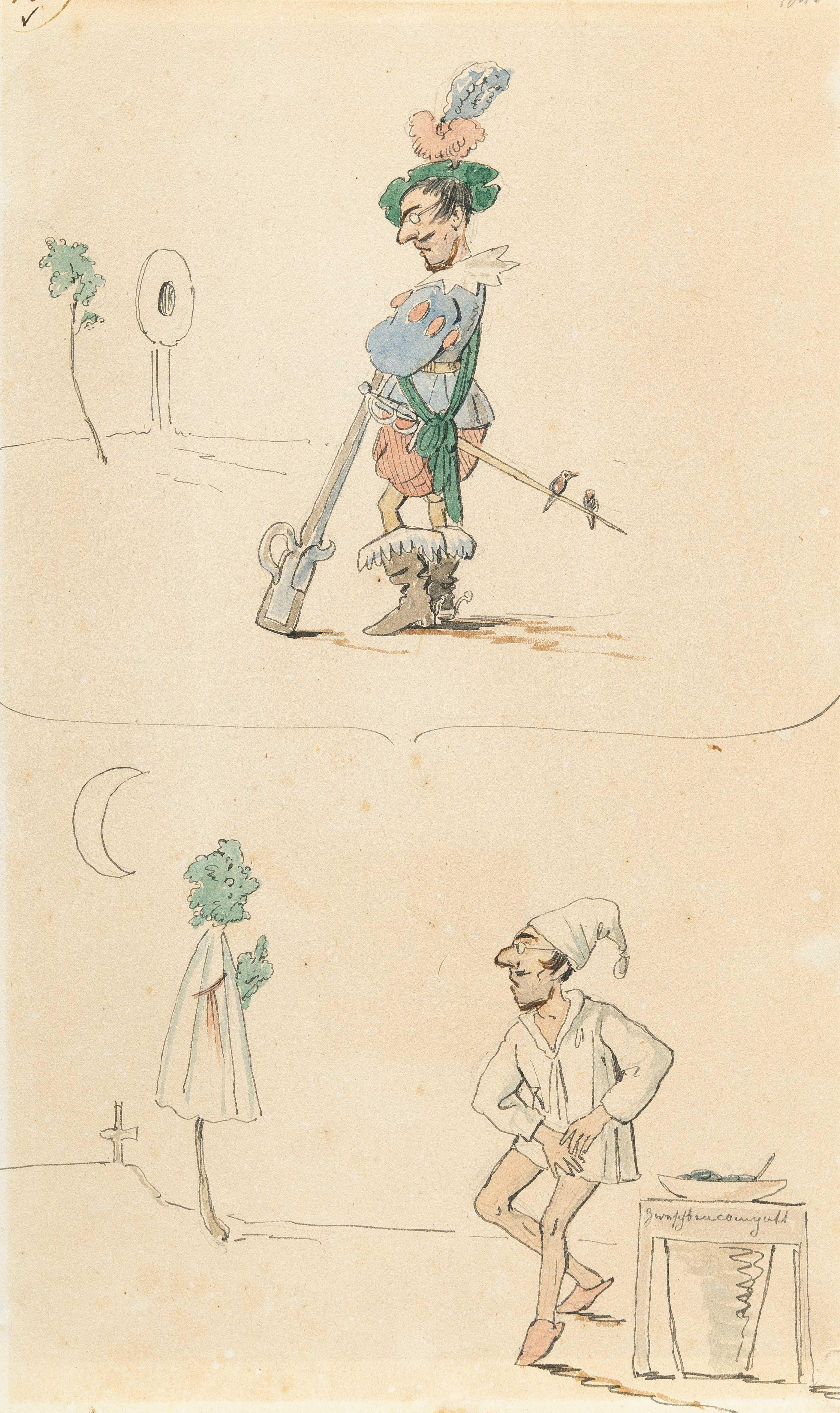 Franz Graf von Pocci - Die Schießübung im Walde und ihre unerwarteten Folgen in der Nacht