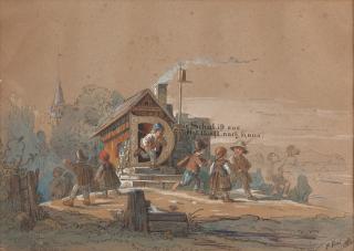 Franz Graf von Pocci - „Die Schul ist aus. Jetzt lauft nach Haus.“ (mit Initiale „D“)