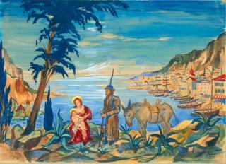 Franz Heckendorf - Flucht aus Ägypten