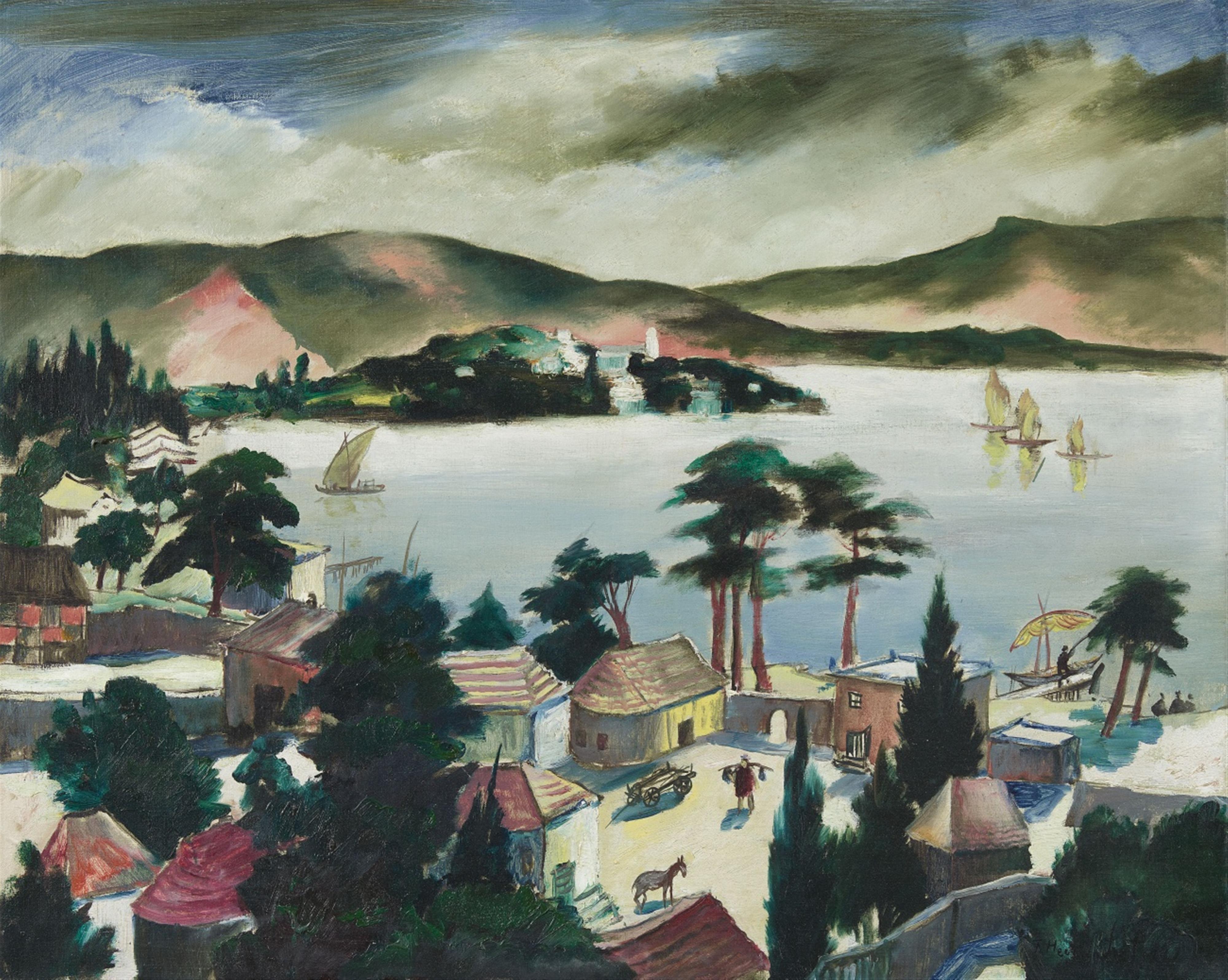 Franz Heckendorf - Mazedonische Küstenlandschaft