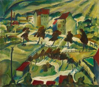 Franz Heckendorf - Vorstadt-Landschaft