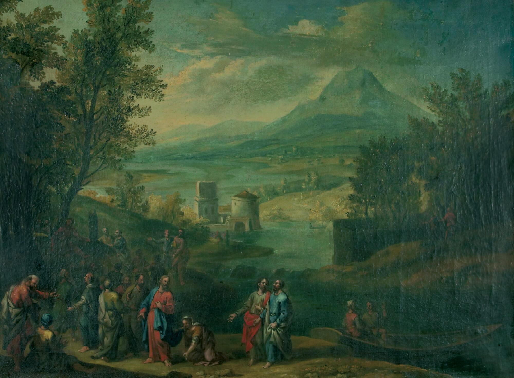 Franz Joachim Beich - Ideallandschaft mit Christus und seinen Jüngern.