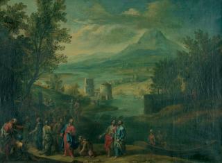 Franz Joachim Beich - Ideallandschaft mit Christus und seinen Jüngern.