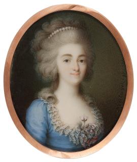 Franz Joseph Noortwyck - Portrait Of Maria Amalia Of Saxony, Duchess Of The Palatine-Zweibrücken (1757-1831)