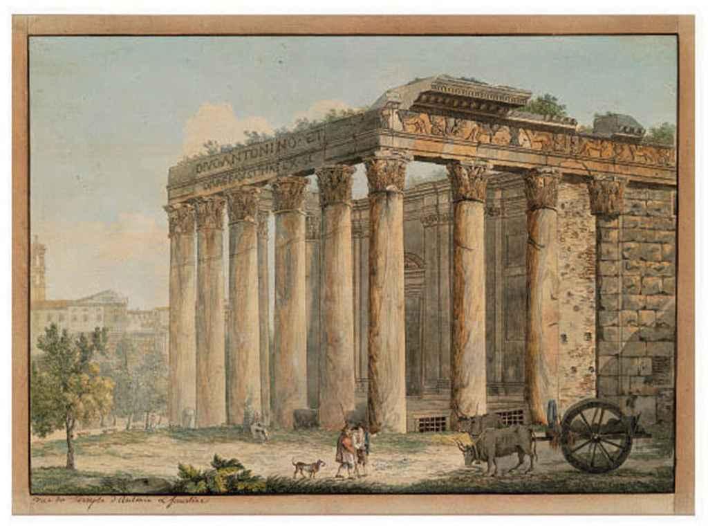 Franz Kaisermann - The temple of Antonin and Faustine