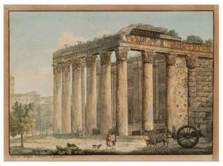 Franz Kaisermann - The temple of Antonin and Faustine