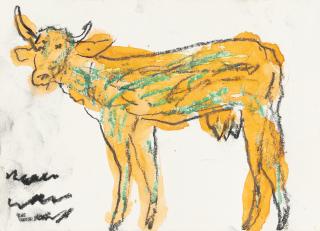 Franz Kamlander - Ohne Titel (Kuh)