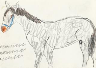 Franz Kamlander - Ohne Titel (Pferd)