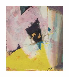 Franz Kline - Black Angle With Yellow