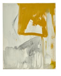 Franz Kline - Ochre and Grey Composition, 1955