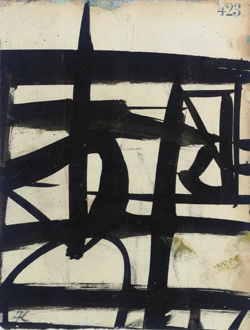 Franz Kline - Study For Cardinal
