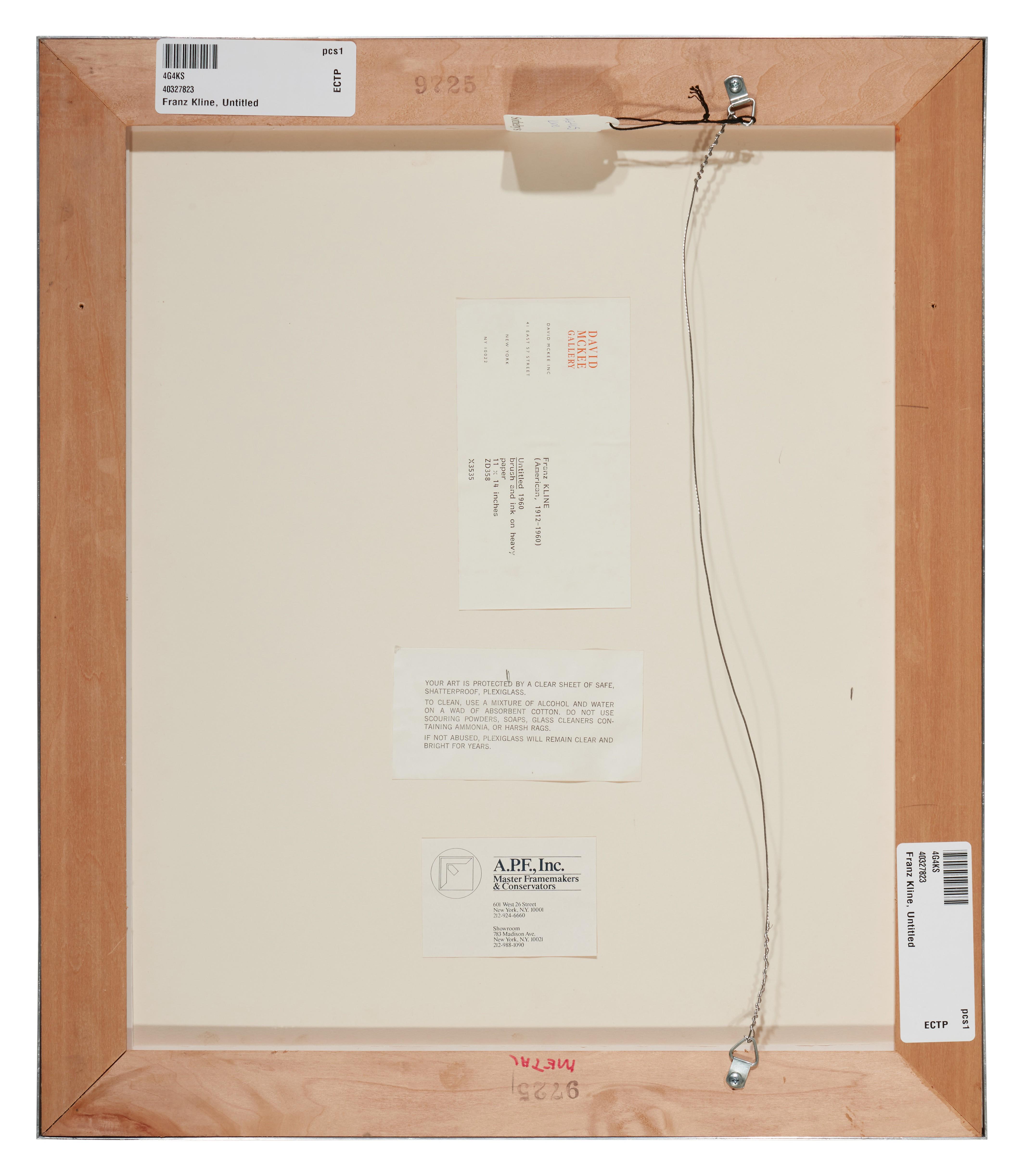 Franz Kline - Untitled