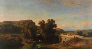 Franz Knebel - Landscape near Rome