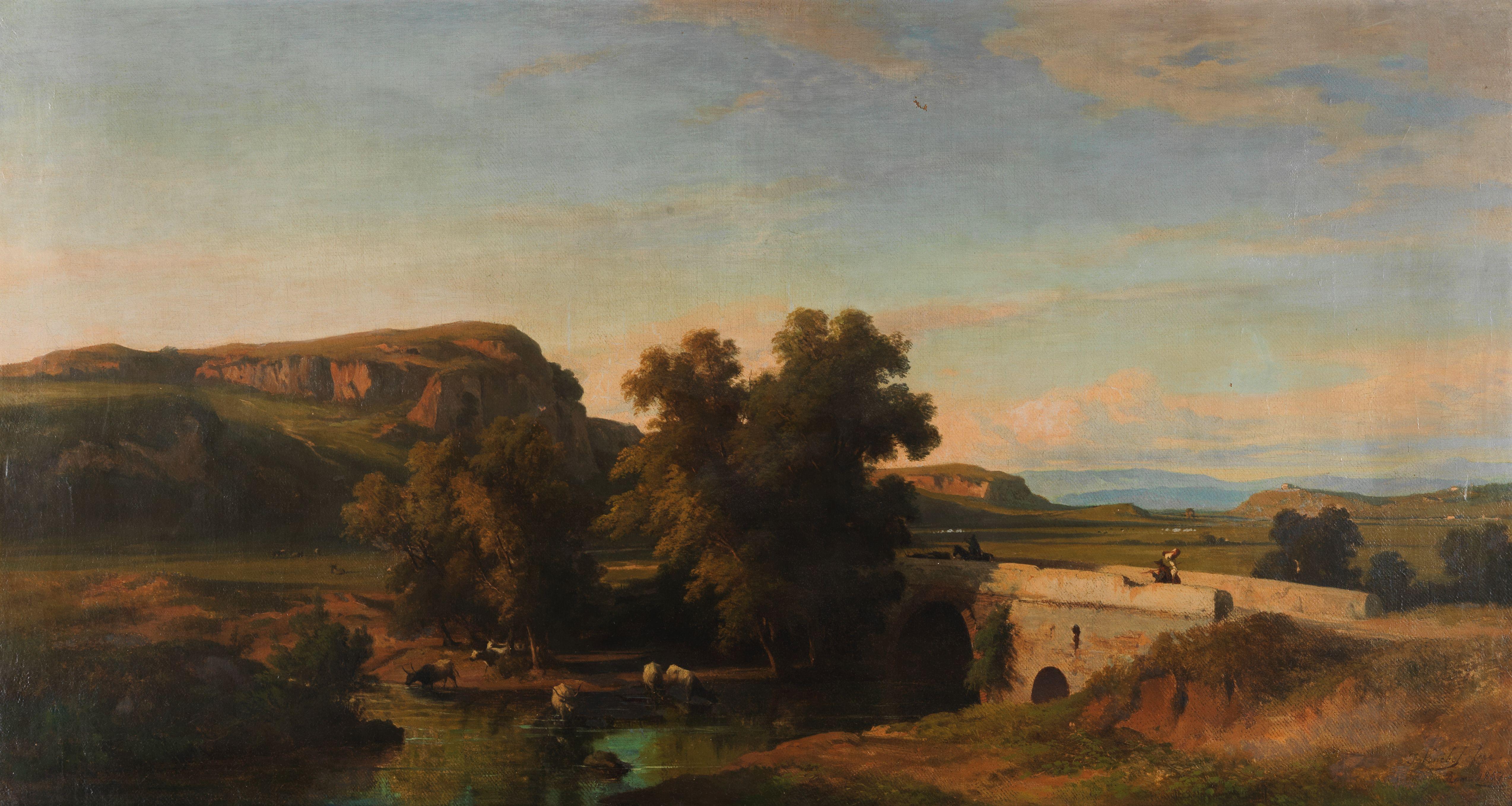 Franz Knebel - Landscape near Rome