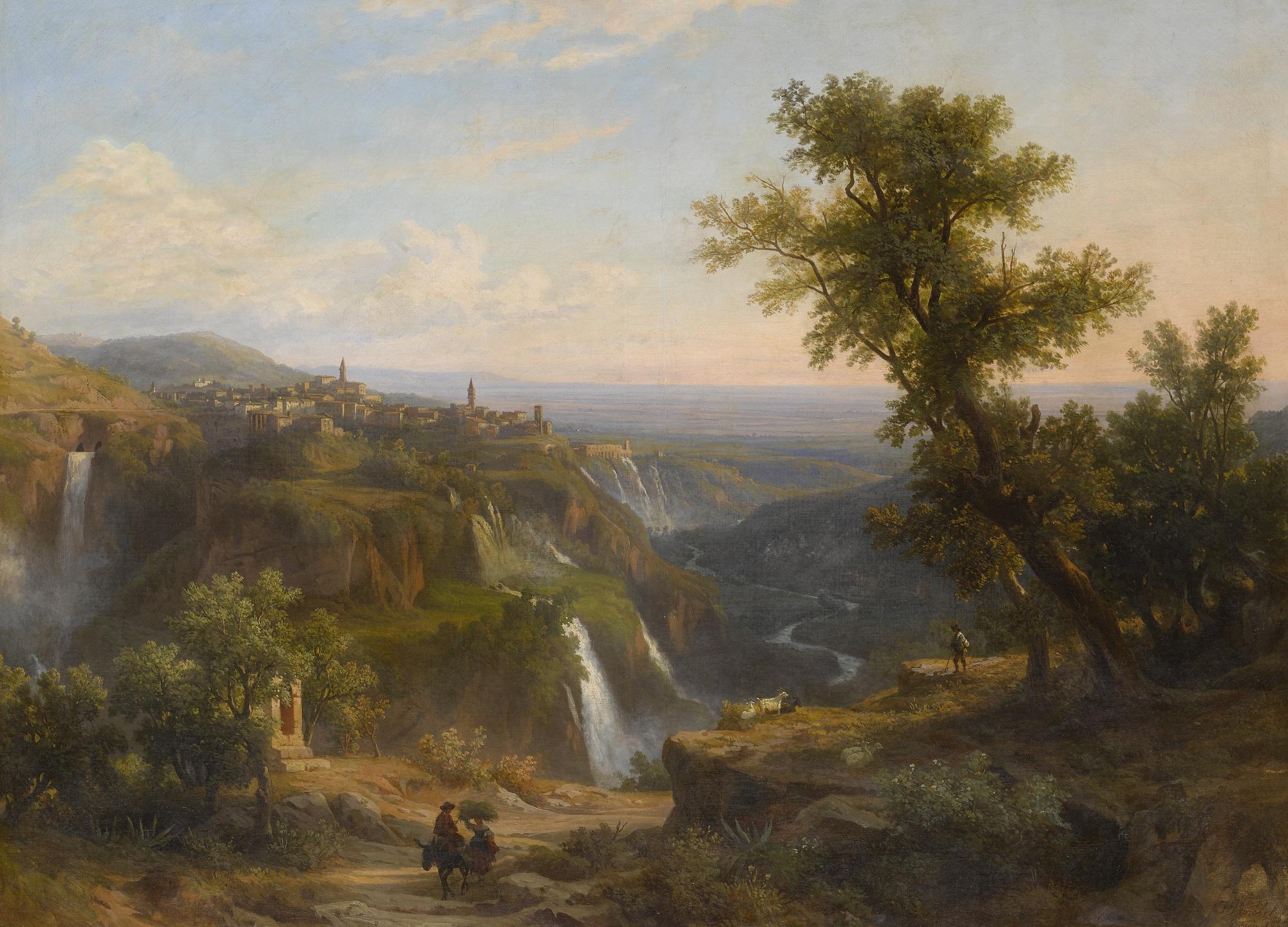 Franz Knebel - Swiss view Of Tivoli