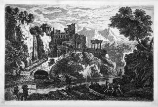 Franz Kobell - 18 Bll.: Felsige Berglandschaften.