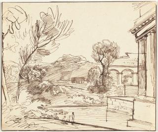 Franz Kobell - Italienische Ideallandschaft