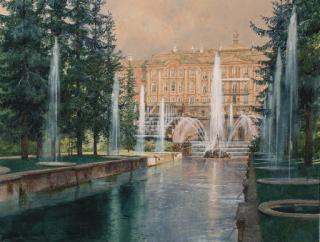 Franz Kopallik - The Peterhof Near St. Petersburg