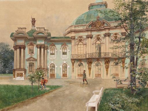Franz Kopallik - The Residence Zarskoje-Selo, St. Petersburg