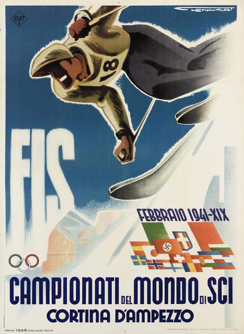 Franz Lenhart - Campionati Del Mondo Di Sci, Cortina