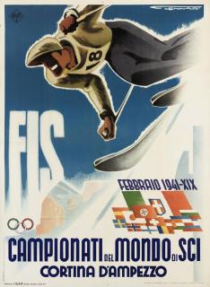 Franz Lenhart - Campionati Del Mondo Di Sci, Cortina